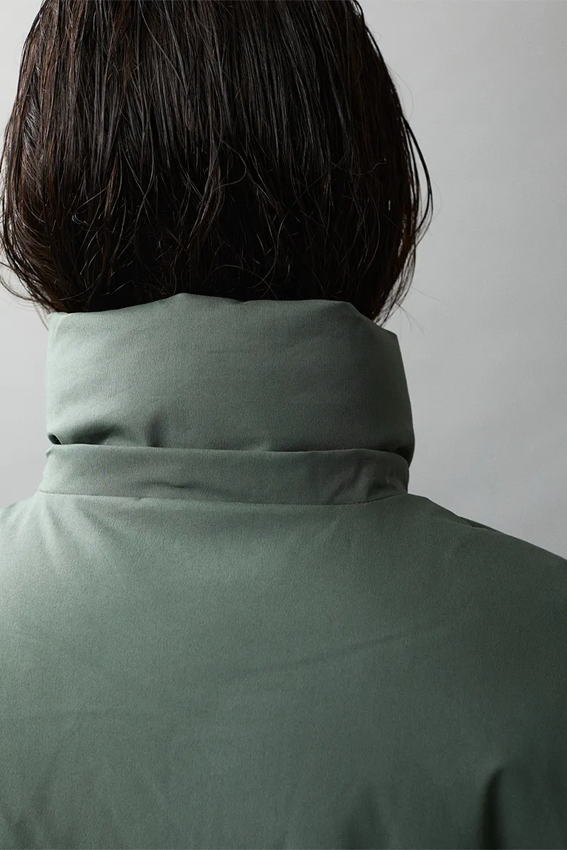 PHOEBE B PADDY AW22 FADED GREEN
