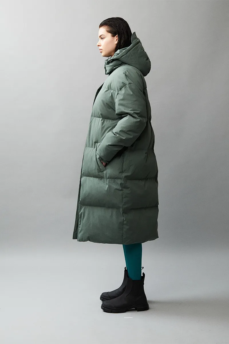 PHOEBE B PADDY AW22 FADED GREEN