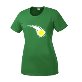 Pickleball Impact | Women’s Short Sleeve Crewneck Athletic Shirts | 100% Polyester