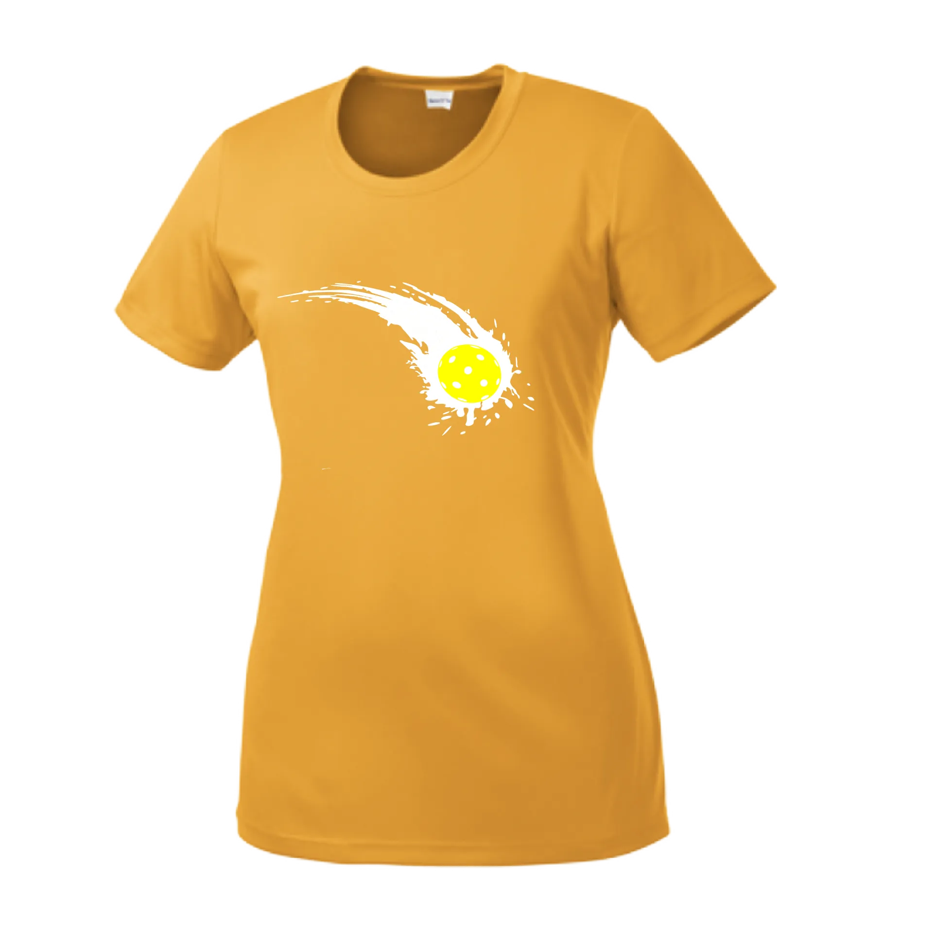 Pickleball Impact | Women’s Short Sleeve Crewneck Athletic Shirts | 100% Polyester