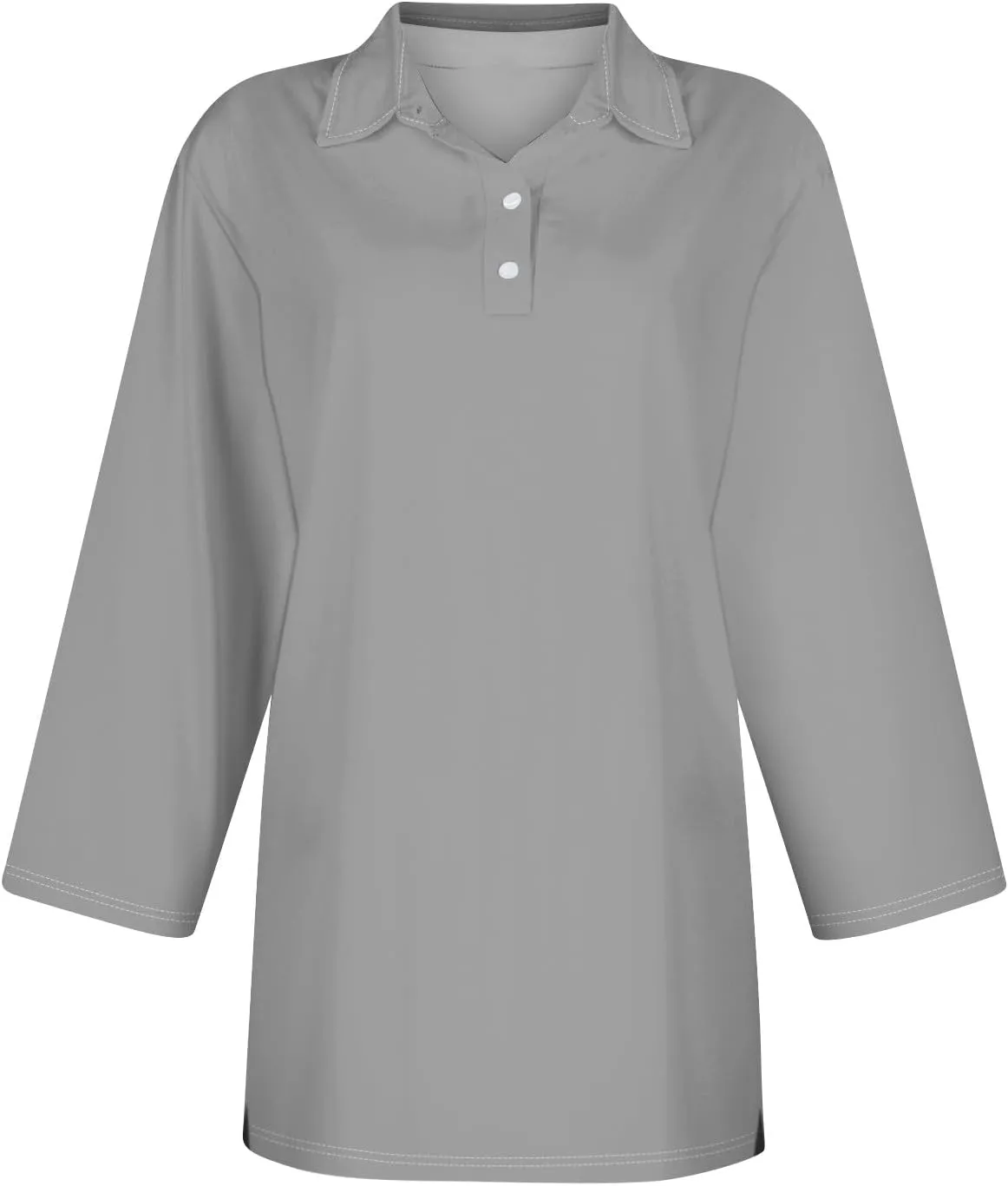 Polo Shirts for Women Summer Tops Button Down 3/4 Sleeve Golf Tees Shirts Lapel Collared Shirts Office Wear for Work