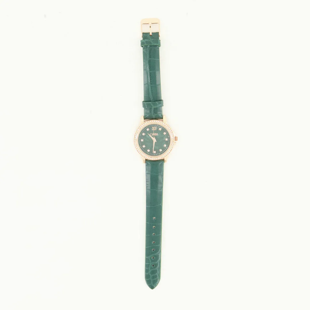 Pu Watch.Green Dial.