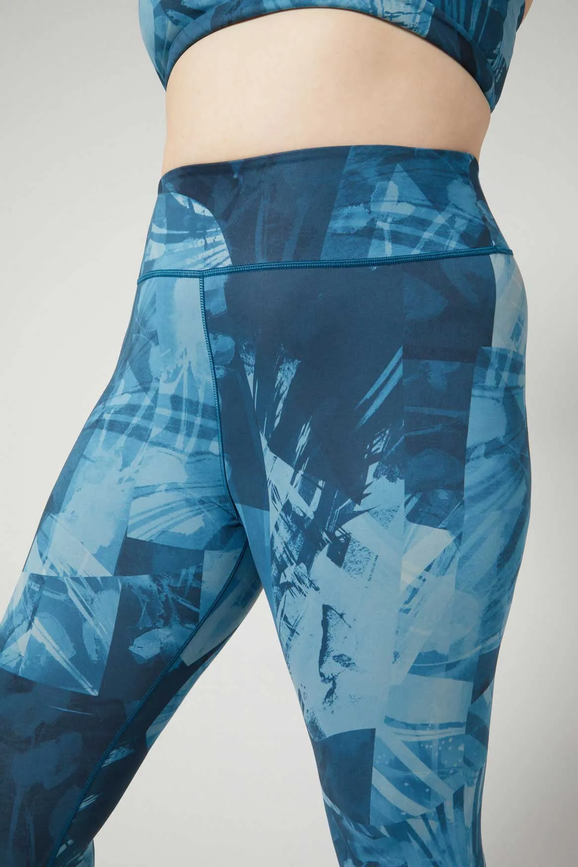 Rebel High Waist Legging Deep Lake Fern