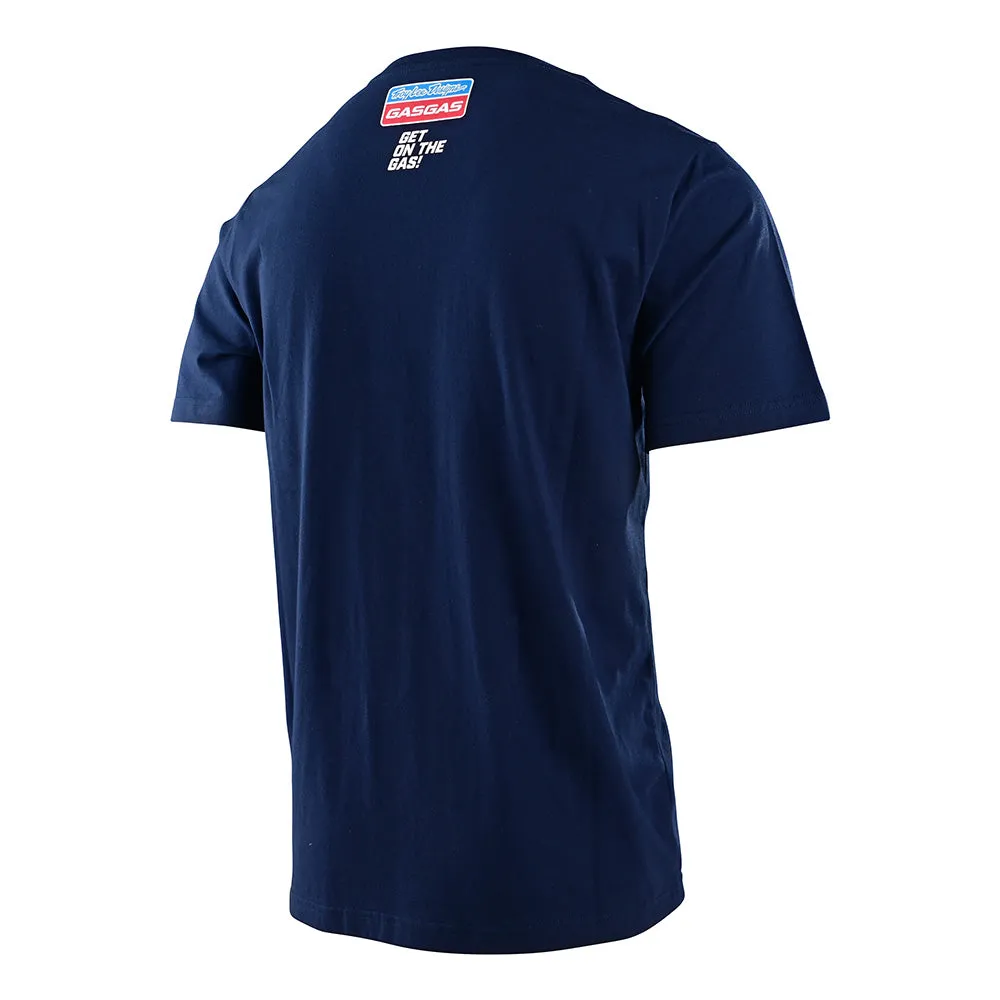 Short Sleeve Tee TLD GasGas Team Core Navy