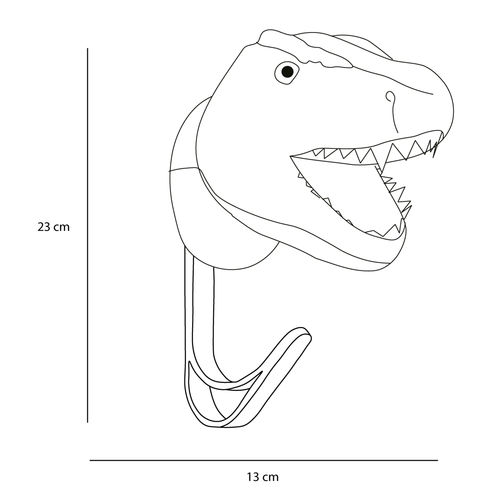 T-rex coat hanger