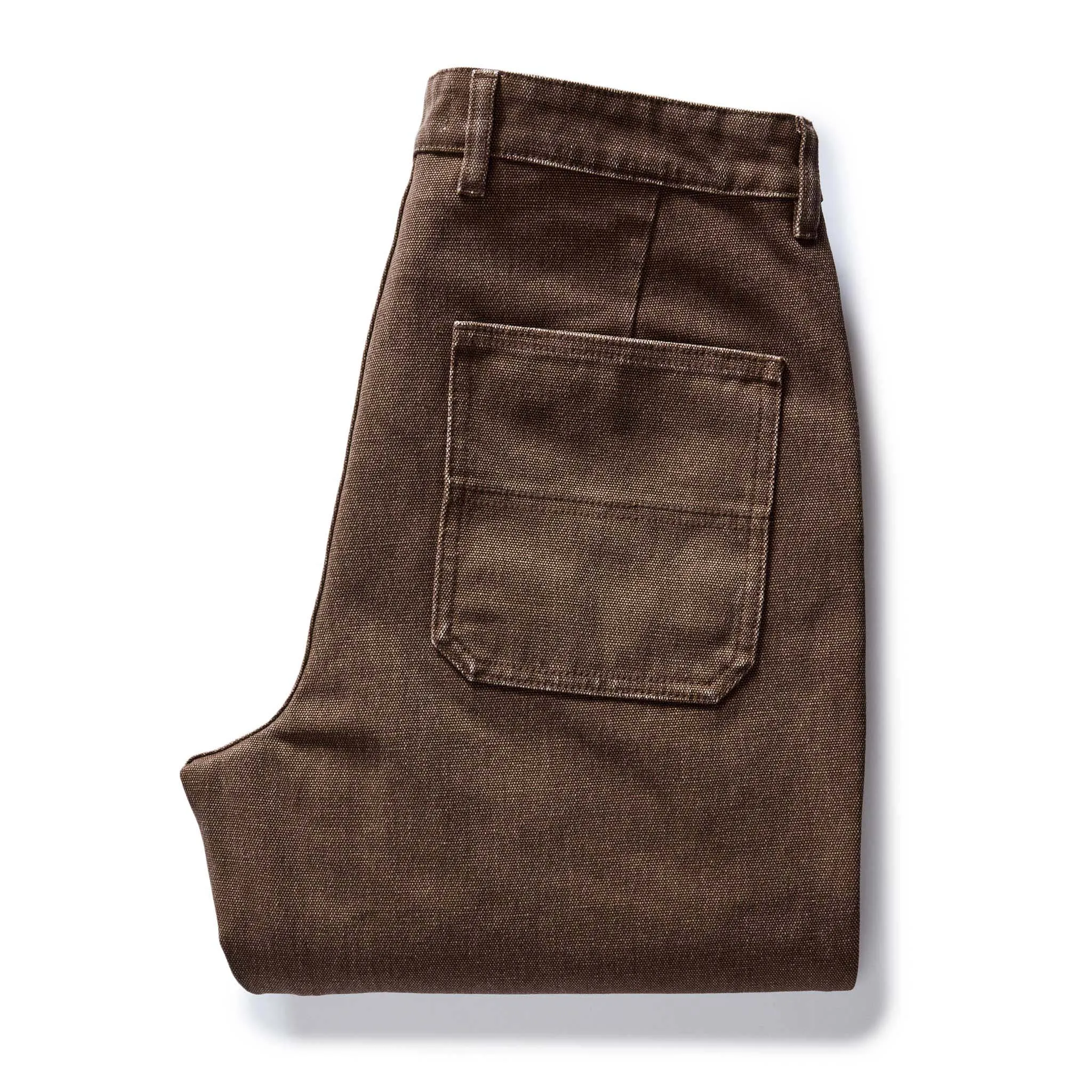 The Camp Pant in Aged Penny Chipped Canvas