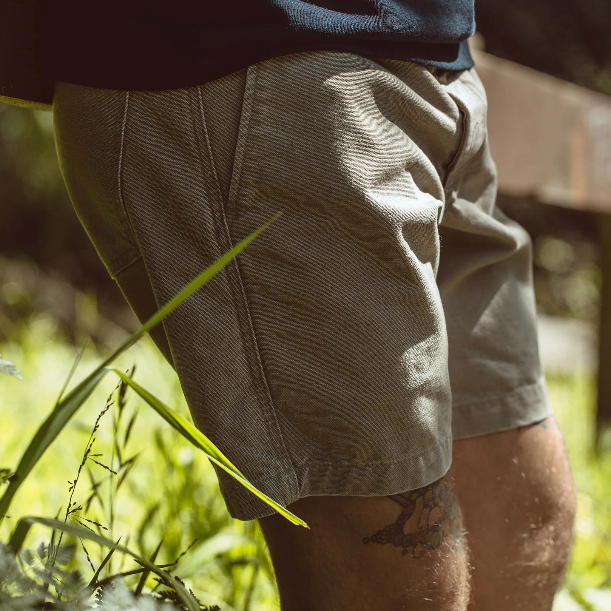The Camp Short in Ash