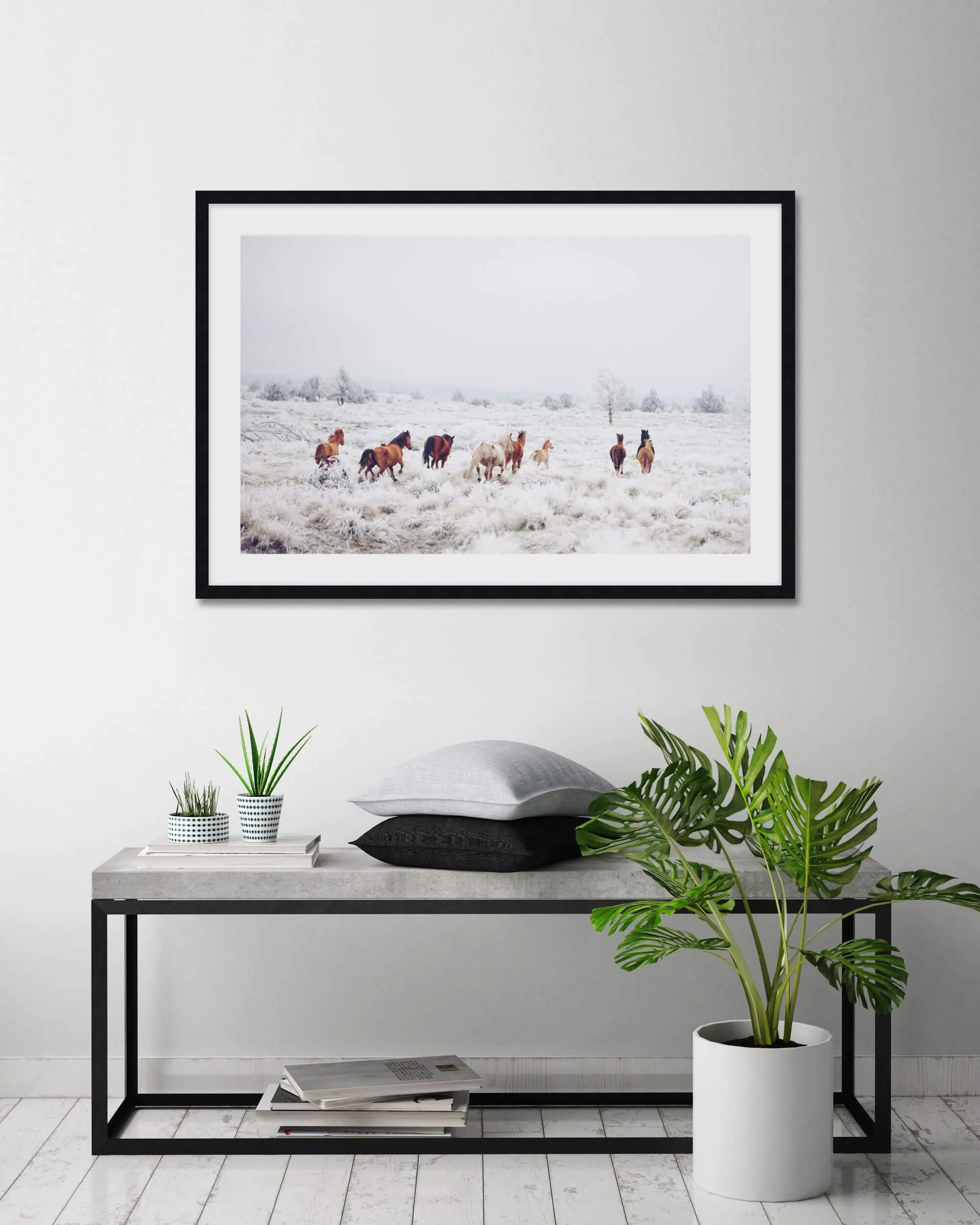 Winter Horses