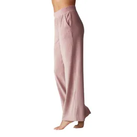 Women's Wide Leg Brushed Rib Pant
